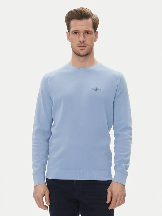 Pullover · Himmelblau