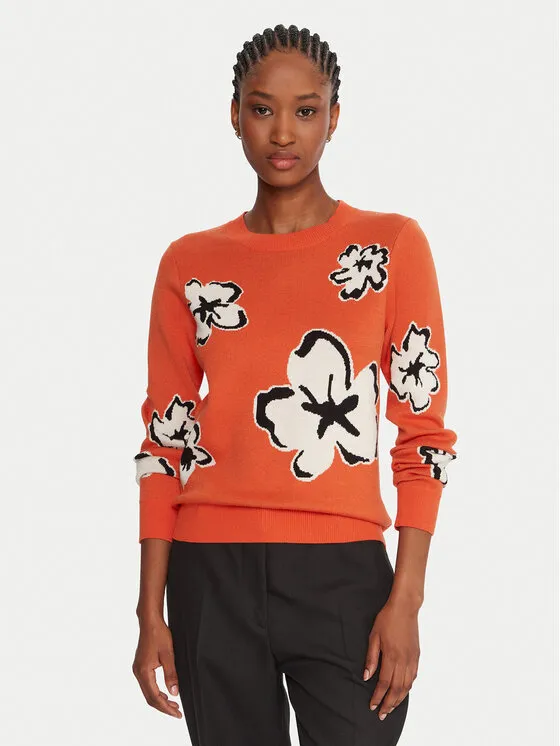 Pullover · Orange · Regular Fit