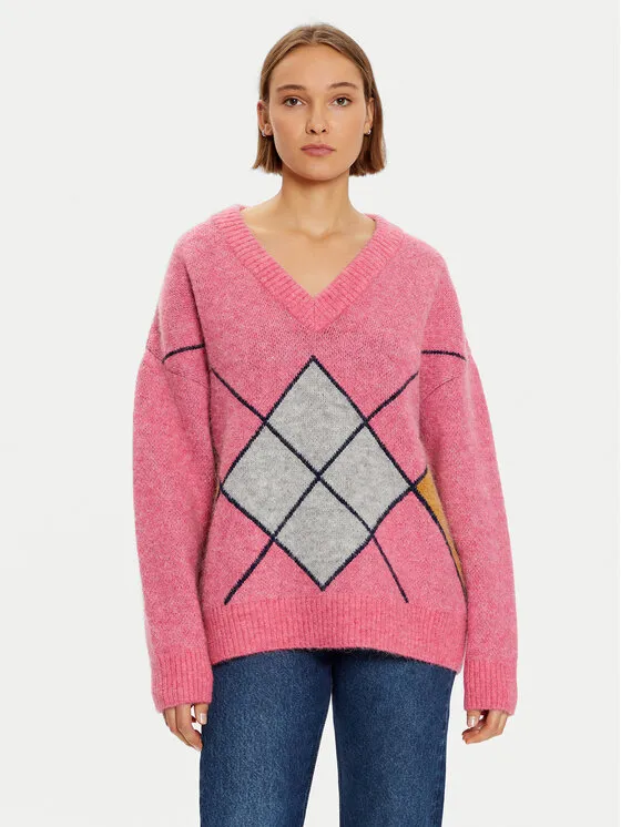 Pullover · Rosa · Oversize