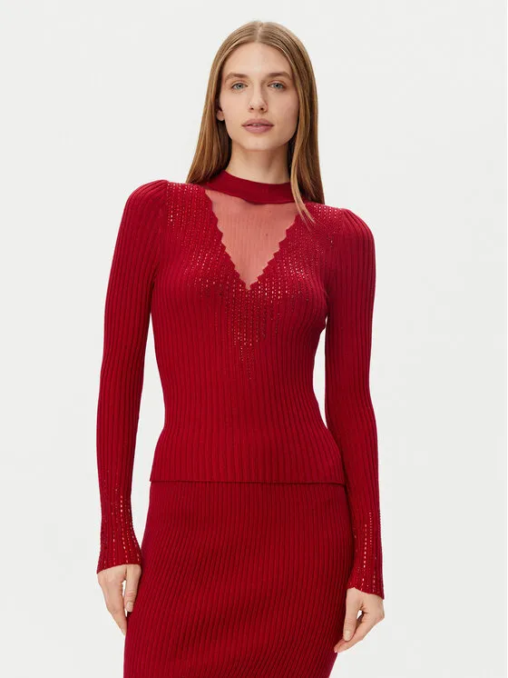 Pullover · Rot · Regular Fit