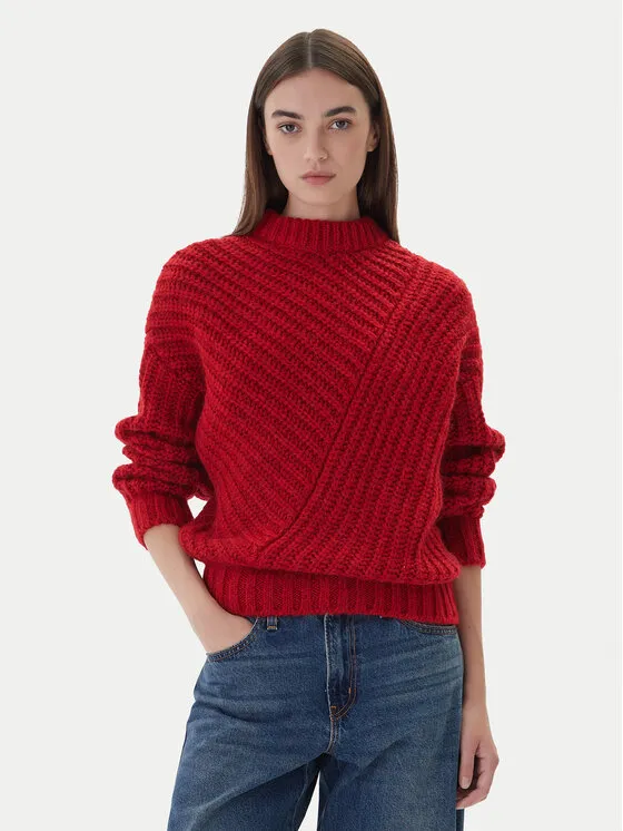 Pullover · Rot · Relaxed Fit