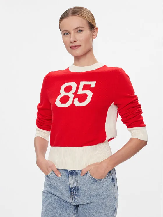 Pullover · Rot · Slim Fit