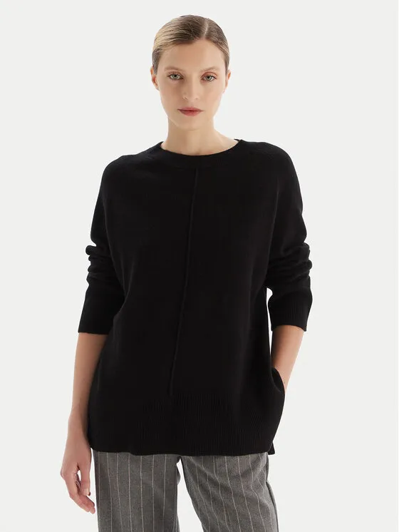 Pullover · Schwarz · Regular Fit