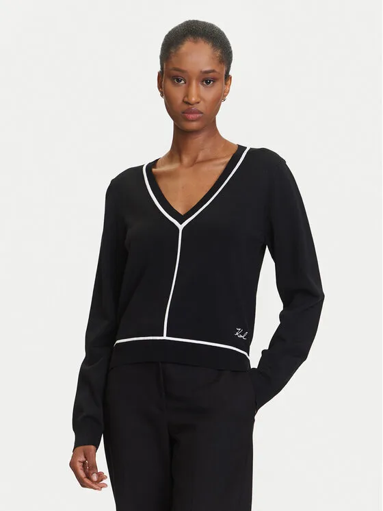 Pullover · Schwarz · Regular Fit