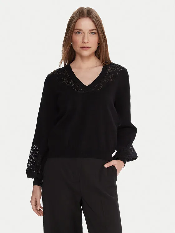 Pullover · Schwarz · Regular Fit