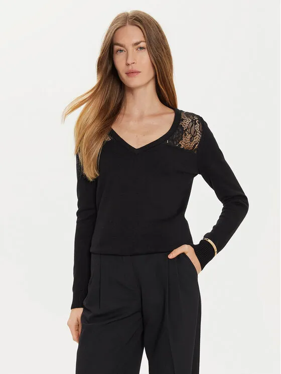 Pullover · Schwarz · Regular Fit