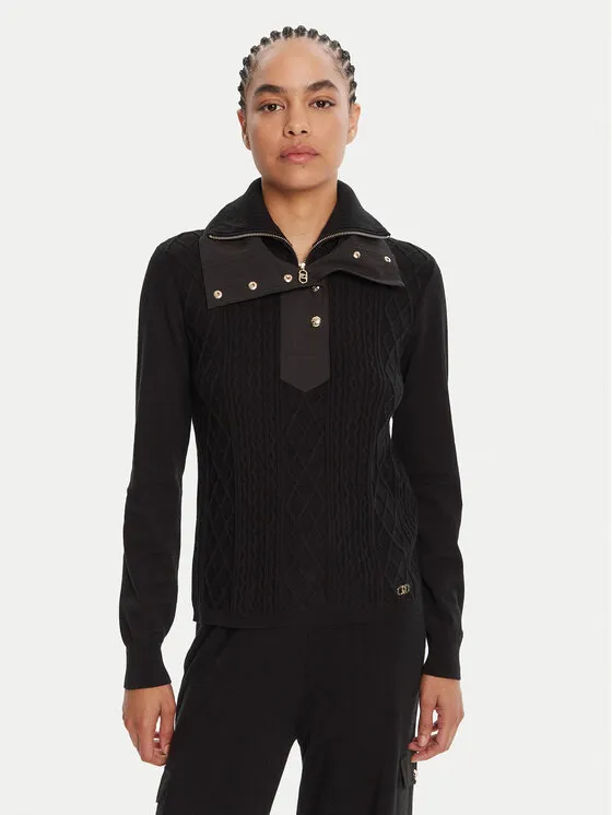 Pullover · Schwarz · Regular Fit