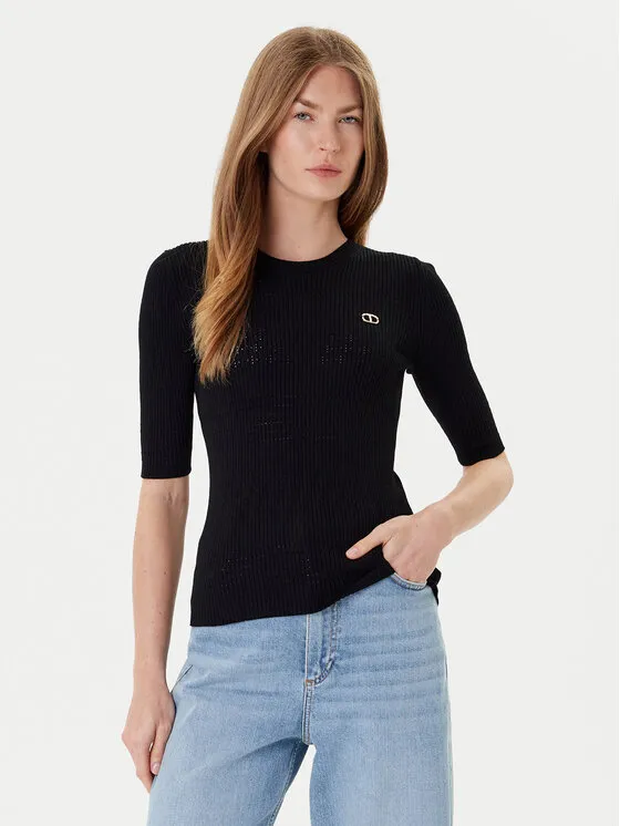 Pullover · Schwarz · Regular Fit