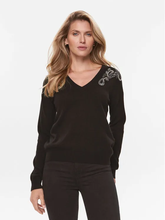 Pullover · Schwarz · Regular Fit