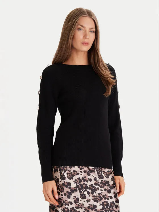 Pullover · Schwarz · Regular Fit