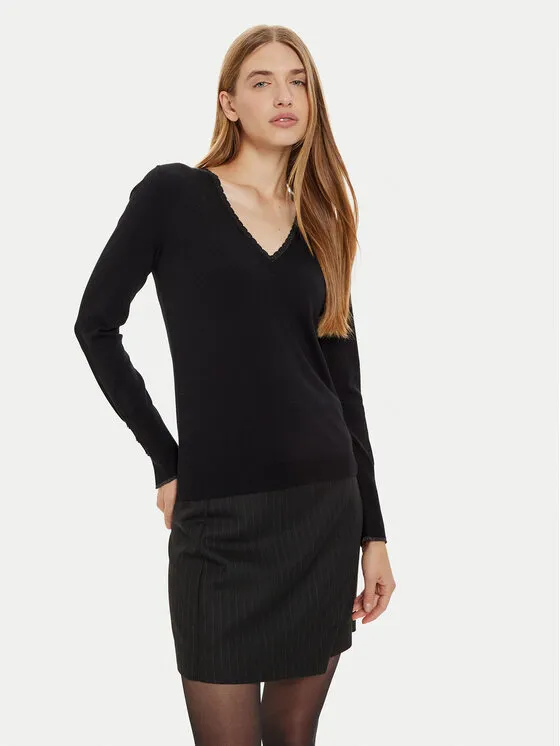 Pullover · Schwarz · Regular Fit