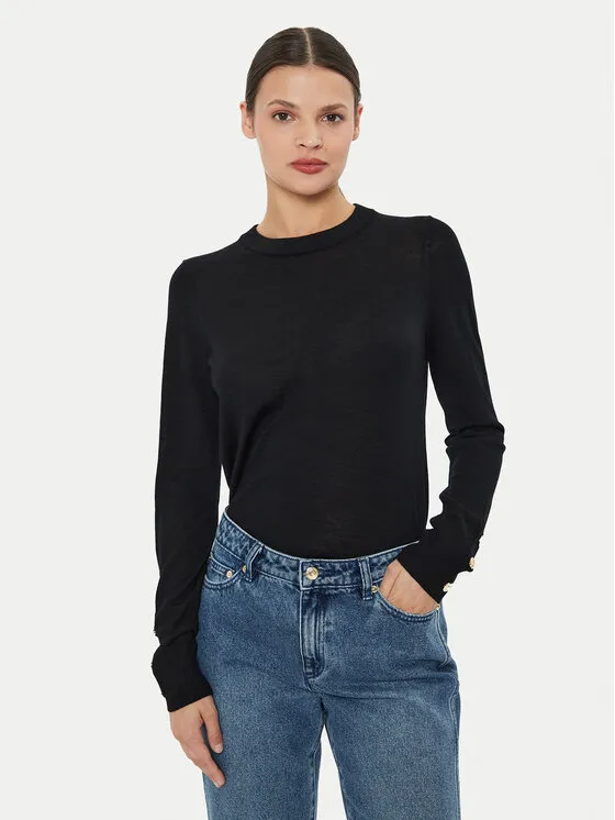 Pullover · Schwarz · Regular Fit