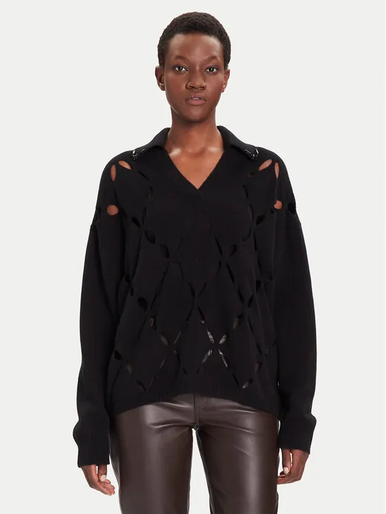 Pullover · Schwarz · Regular Fit