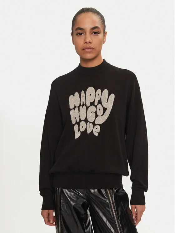 Pullover · Schwarz · Regular Fit