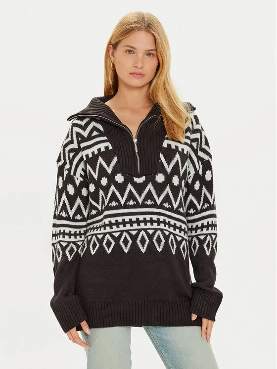 Pullover · Schwarz · Regular Fit