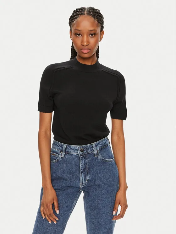 Pullover · Schwarz · Regular Fit