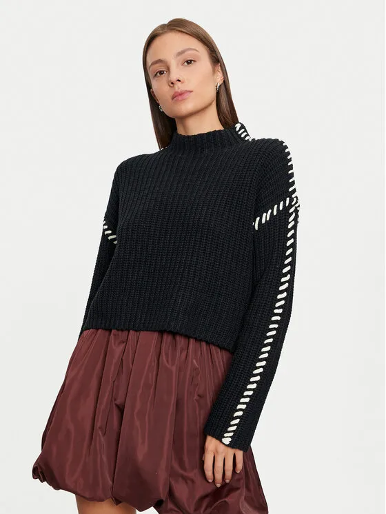 Pullover · Schwarz · Relaxed Fit