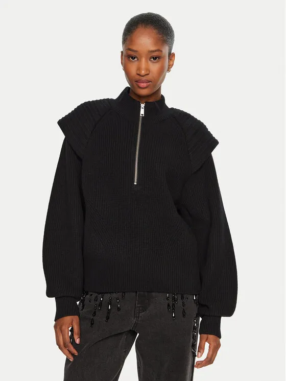 Pullover · Schwarz · Relaxed Fit