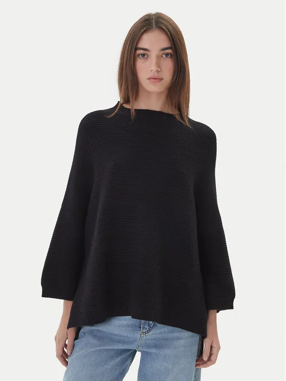 Pullover · Schwarz · Relaxed Fit