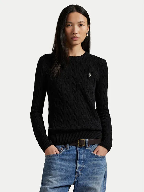 Pullover · Schwarz · Slim Fit