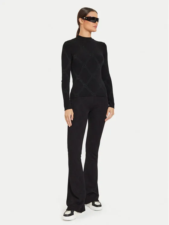 Pullover · Schwarz · Slim Fit