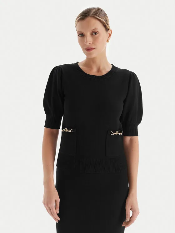 Pullover · Schwarz · Slim Fit