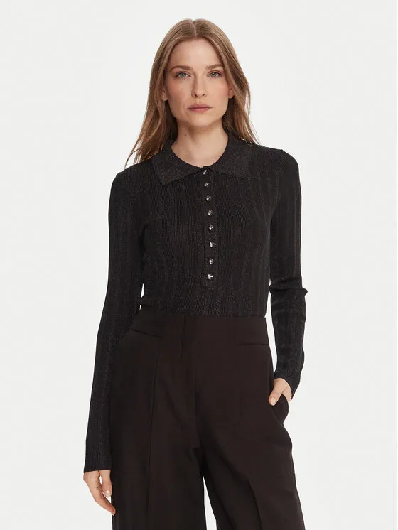 Pullover · Schwarz · Slim Fit