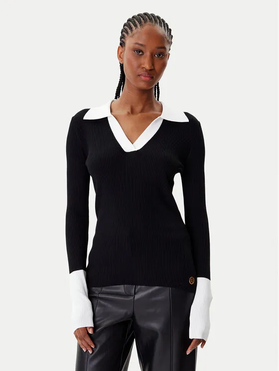 Pullover · Schwarz · Slim Fit