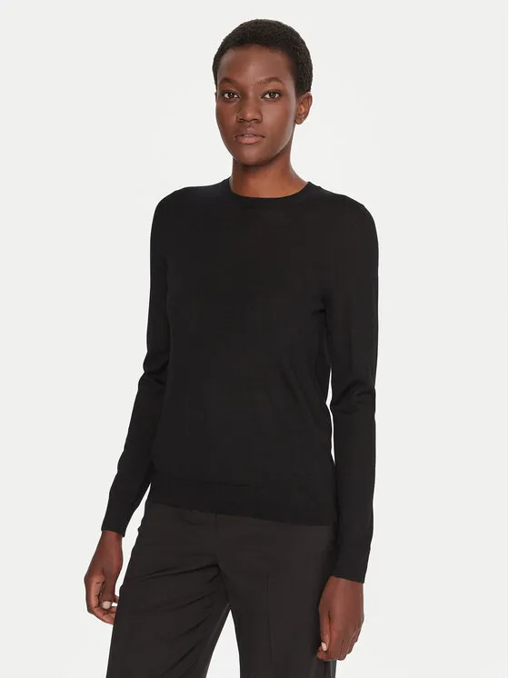 Pullover · Schwarz · Slim Fit