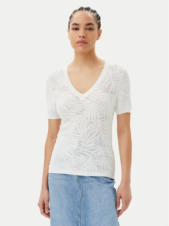 Pullover · Weiß · Regular Fit