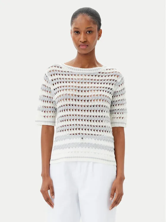 Pullover · Weiß · Regular Fit