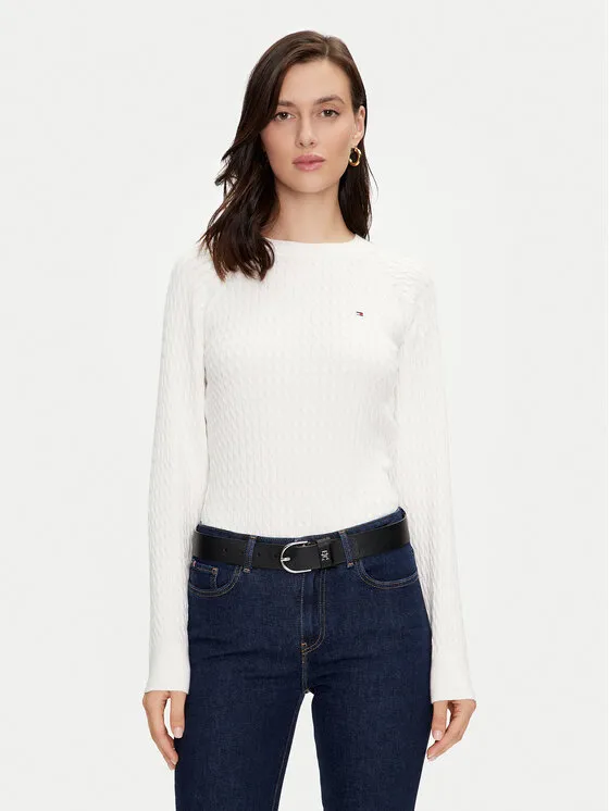 Pullover · Weiß · Regular Fit