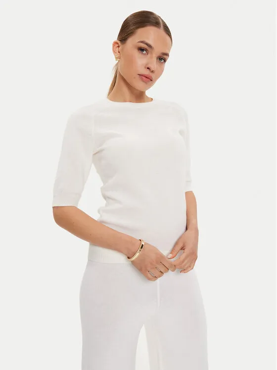 Pullover · Weiß · Regular Fit