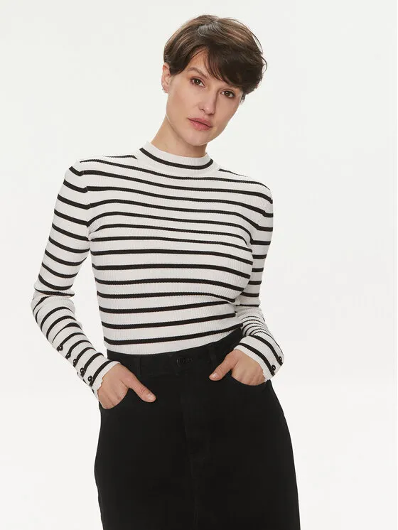 Pullover · Weiß · Slim Fit