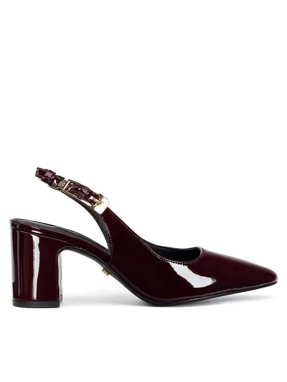 Pumps · Dunkelrot · 7 cm