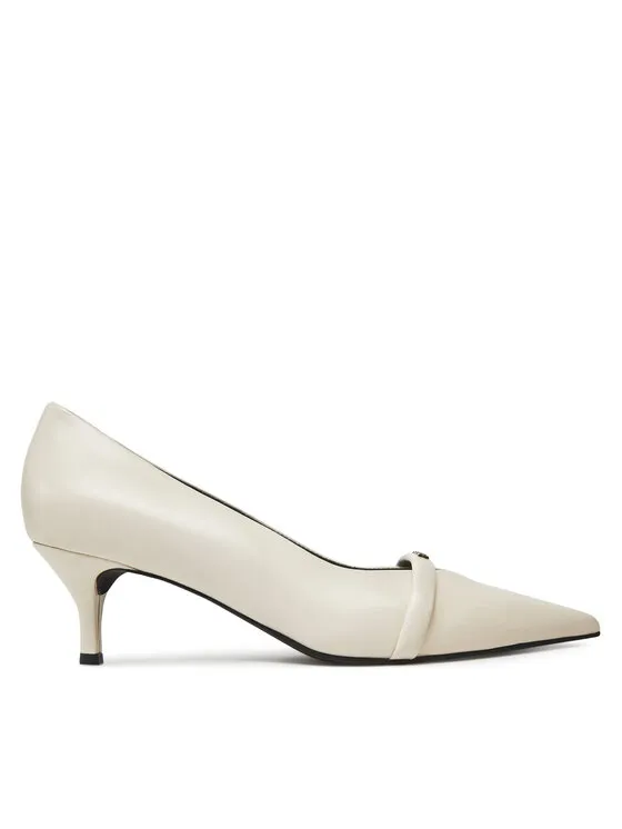 Pumps · Weiß · 5 cm