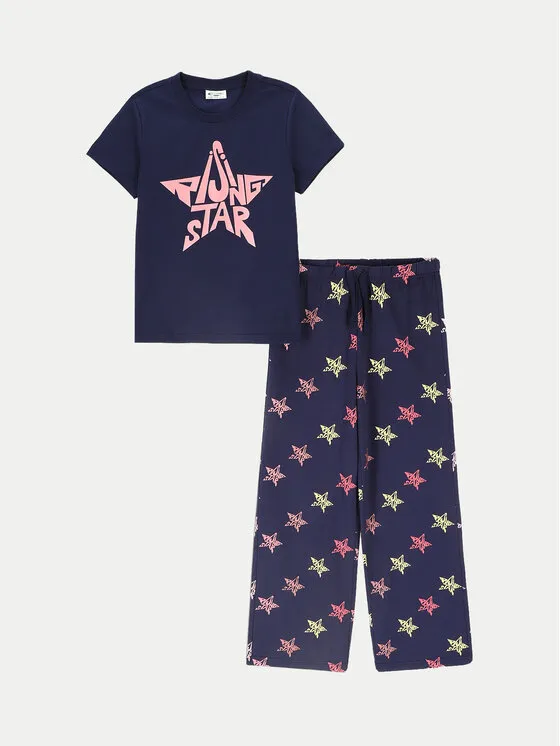 Pyjama · Dunkelblau