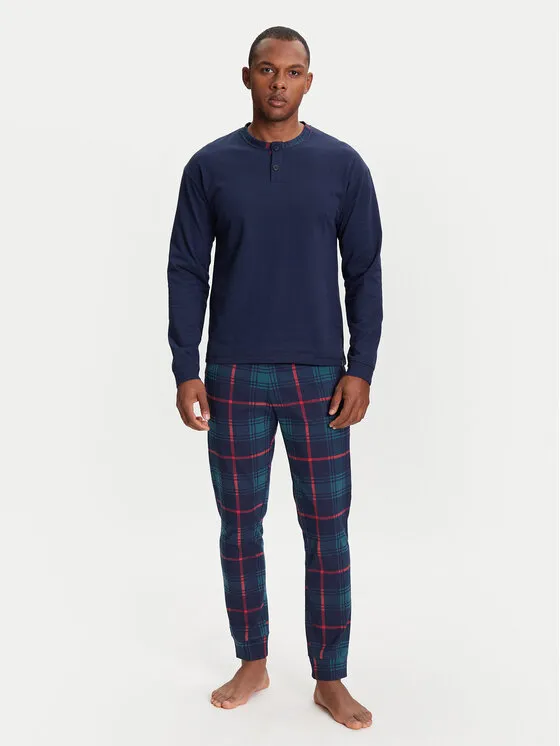 Pyjama · Dunkelblau