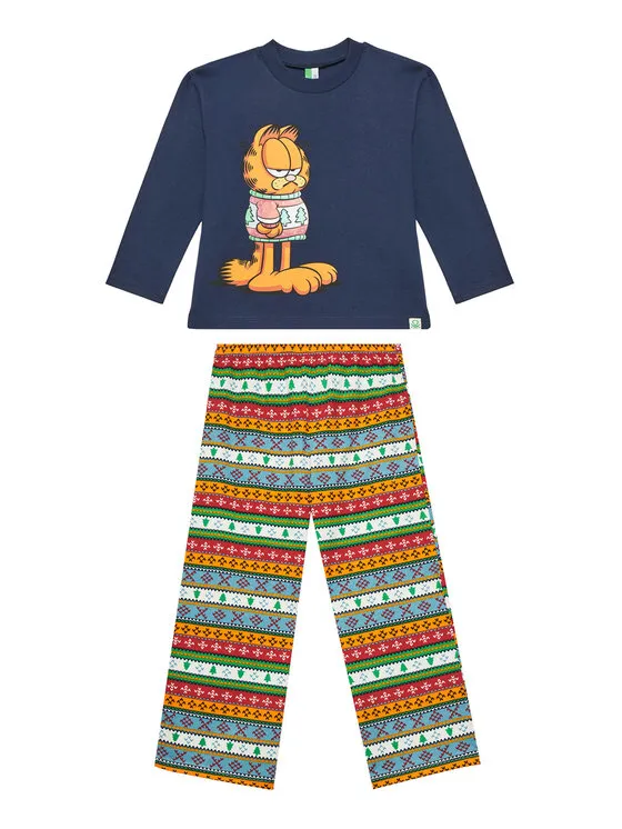 Pyjama · Garfield · Dunkelblau
