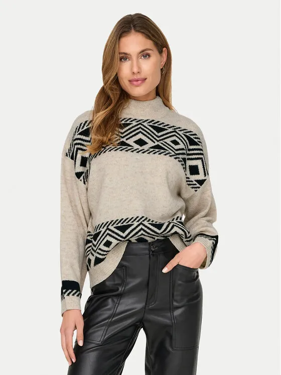 Rollkragenpullover · Beige · Regular Fit