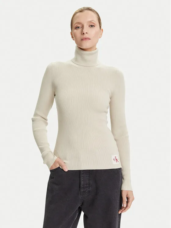 Rollkragenpullover · Beige · Regular Fit