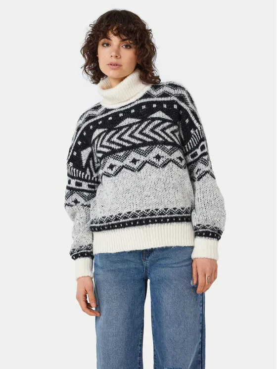 Rollkragenpullover · Beige · Regular Fit