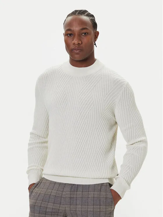 Rollkragenpullover · Beige