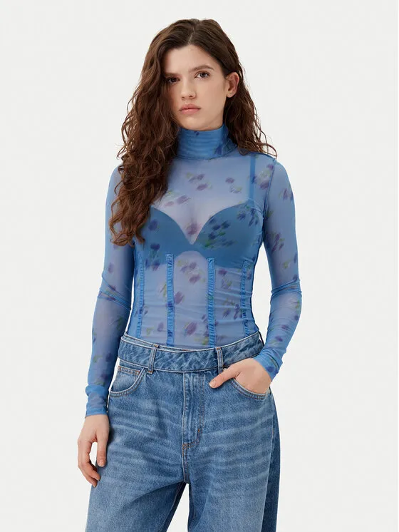 Rollkragenpullover · Blau · Regular Fit