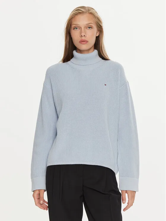 Rollkragenpullover · Blau · Regular Fit