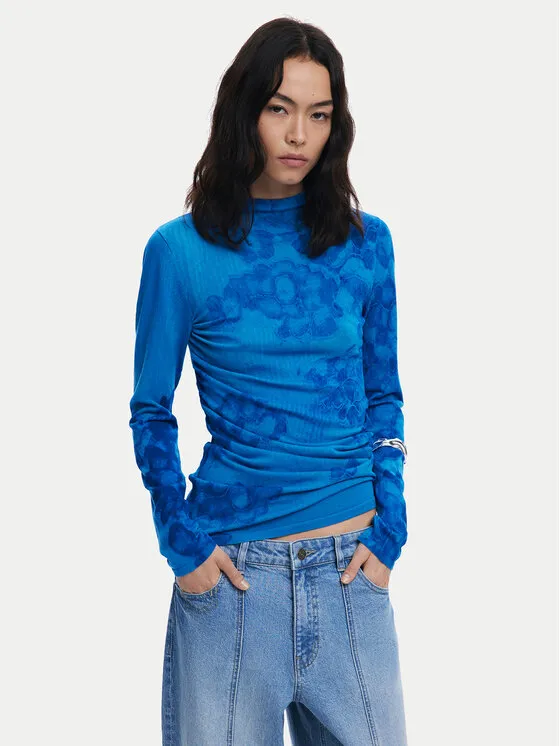 Rollkragenpullover · Blau · Regular Fit