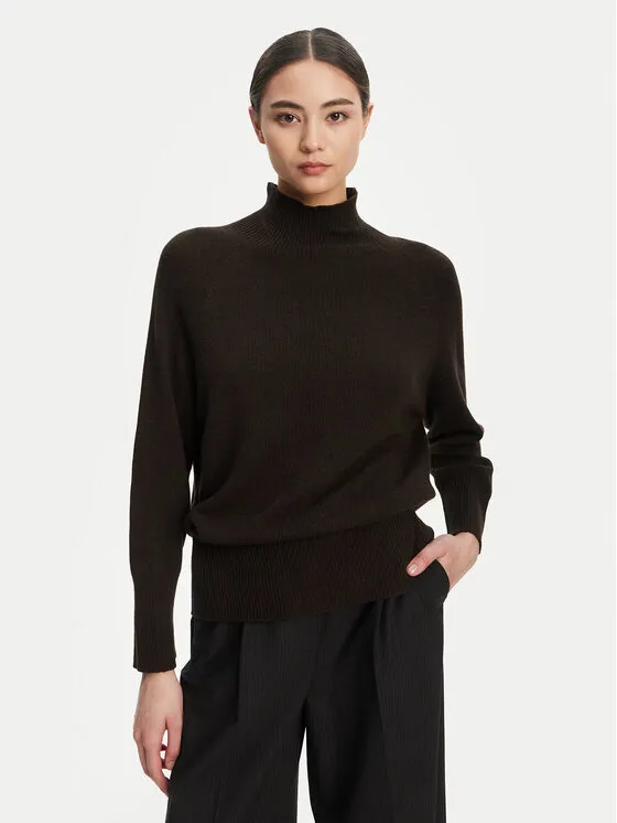 Rollkragenpullover · Braun · Oversize