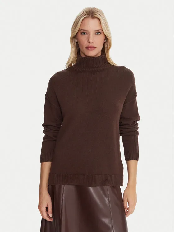 Rollkragenpullover · Braun · Regular Fit