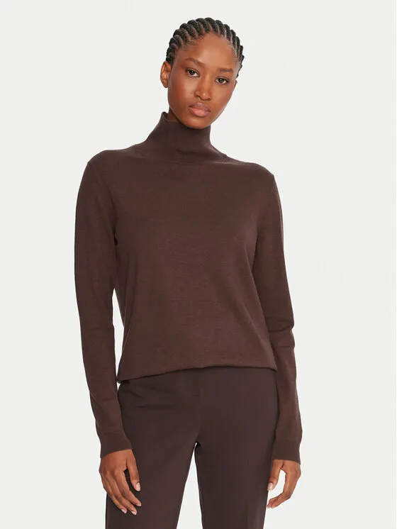 Rollkragenpullover · Braun · Regular Fit