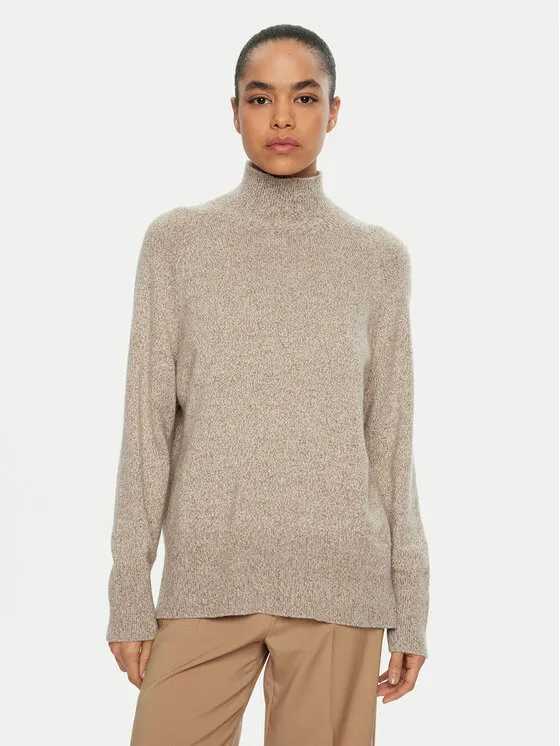 Rollkragenpullover · Braun · Regular Fit